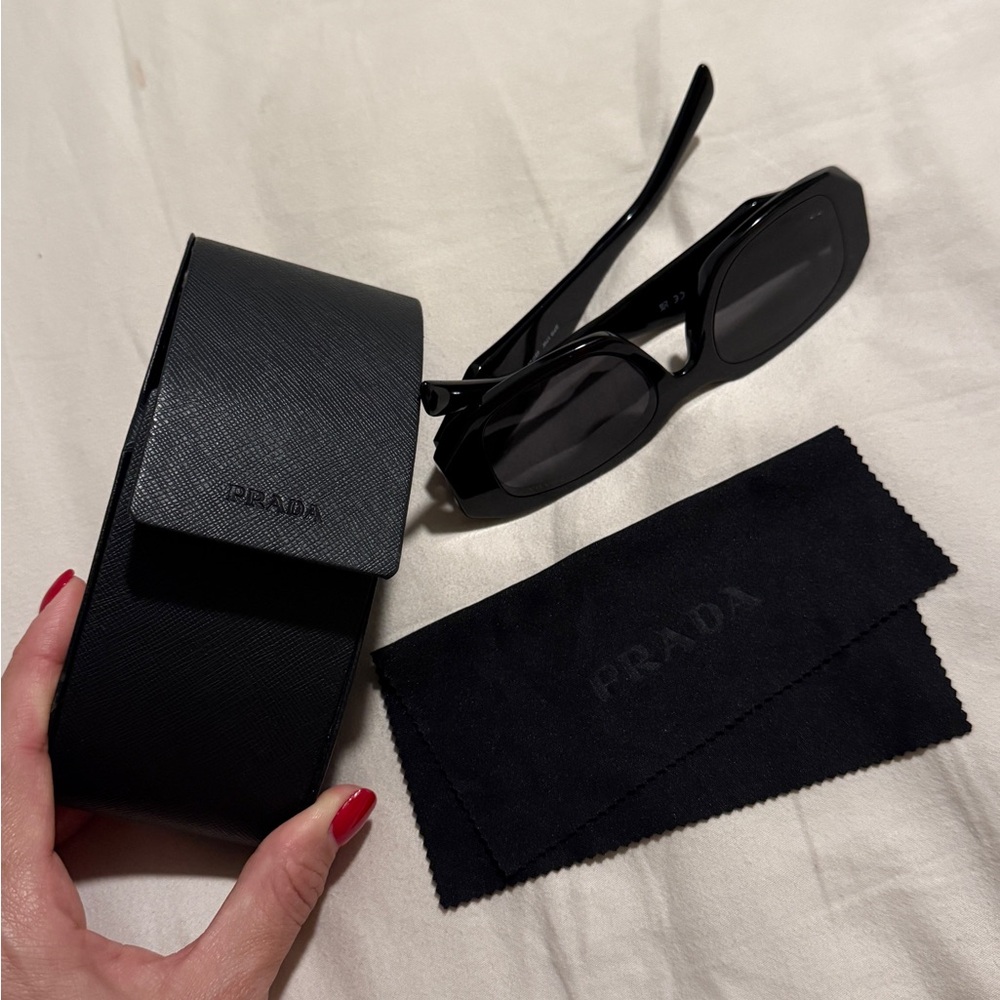 Prada Black Sunglasses with Case